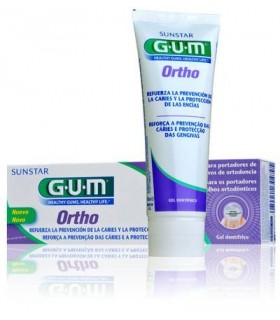 GUM ORTHO GEL DENTAL, 75ML