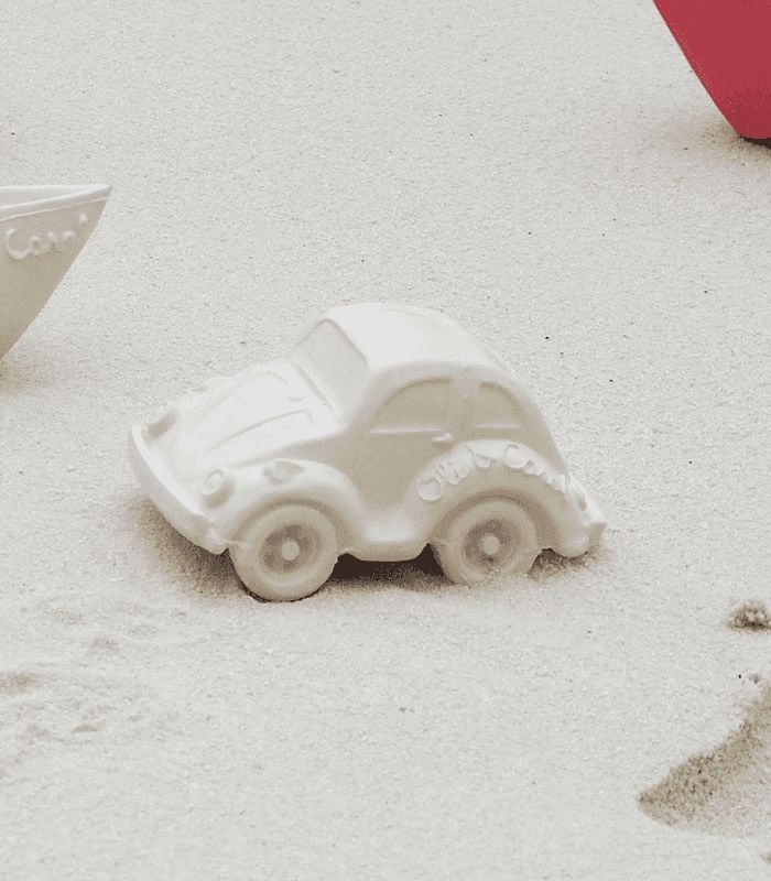 Mordedor Infantil Coches Beetle Blanco