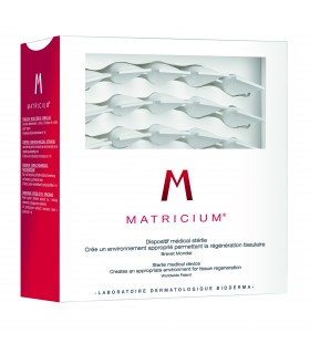 MATRICIUM DISPOSITIVO MÉDICO ESTÉRIL BIODERMA, 30MONODOSISx1ml + REGALO PHOTODERM MAX COMPACTO SPF50 TONO LIGHT