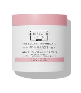 CHRISTOPHE ROBIN Pasta Lavante y Voluminizante con Arcilla Pura de Rassoul y Extractos de Rosa, 250ML