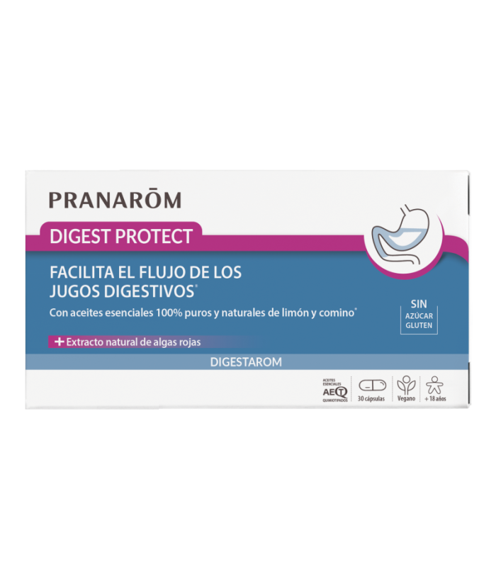 Pranarom Digestarom Digest Protect, 30 cápsulas