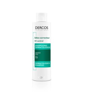 Vichy Dercos Champú Sebo Control Cabello graso, 200ml