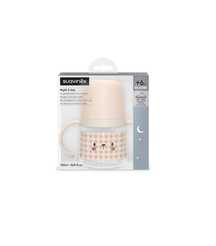Suavinex Biberon Aprendizaje Nihgt & Day +6M