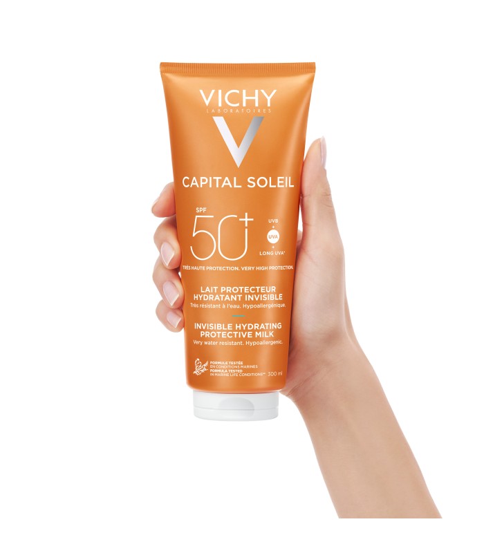 Vichy Capital Soleil Leche Hidratante Invisible spf50, 300ml