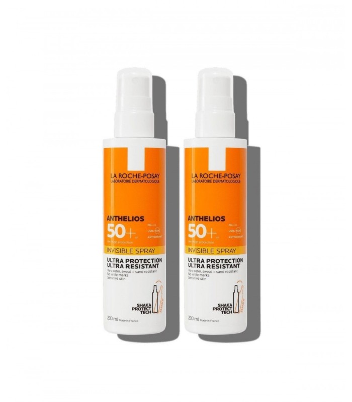 Duplo La Roche-Posay Spray Spf50 Rostro & Cuerpo Anthelios, 2x200ml