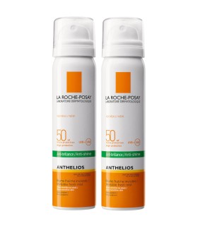 La Roche-Posay Duplo Anthelios Bruma anti brillos spf50, 2x75ml