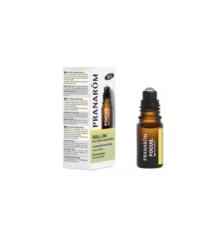 Pranarom Aromaboost Roll-On Focus Concentración, 5ml