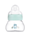 Mam Feel Good 90ml Forest - Biberón de cristal Azul
