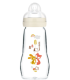 Mam Feel Good 260ml Forest - Biberón de cristal Beige