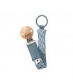 Tutete Bibs Chupetero Trenzado Petrol Baby Blue