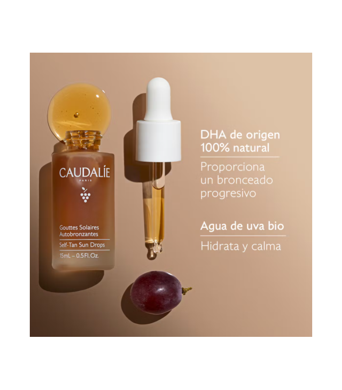 Caudalie Gotas Solares Autobronceadoras, 15ml