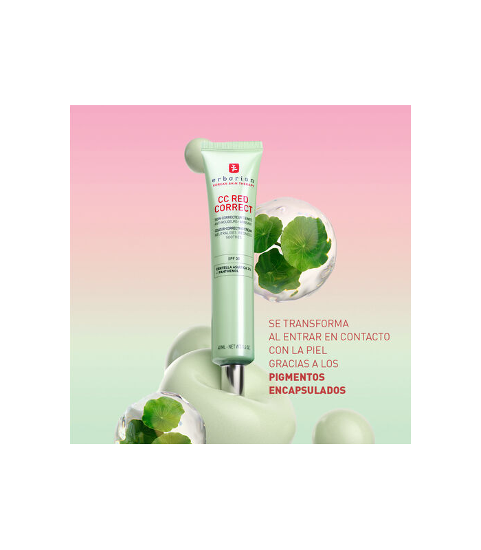 Erborian CC Red Correct Tratamiento Corrector Anti-rojeces, 15ml