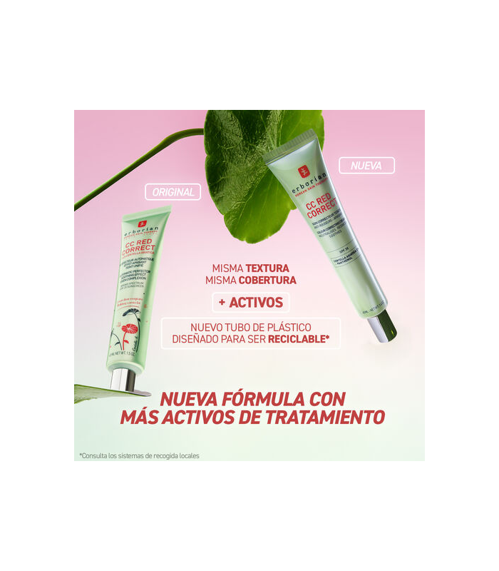 Erborian CC Red Correct Tratamiento Corrector Anti-rojeces, 15ml