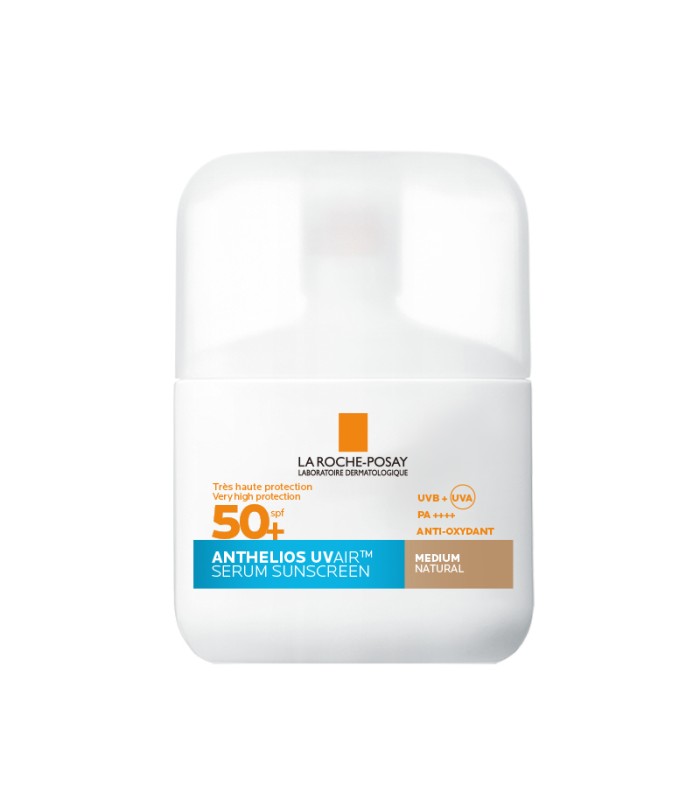 La Roche-Posay Anthelios UVAIR Serum Protector Solar SPF50+ color Medio Natural, 50ml