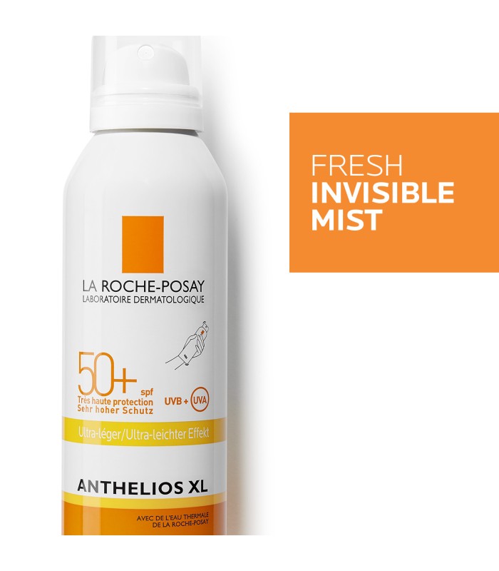 La Roche-Posay Anthelios Duplo Bruma Corporal Invisible Ultra Ligera Spf50, 2x200ml
