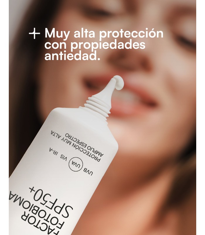 Gema Herrerías Duplo 1+1 Factor Fotobioma SPF50+ Amplio espectro, 50ml+50ml