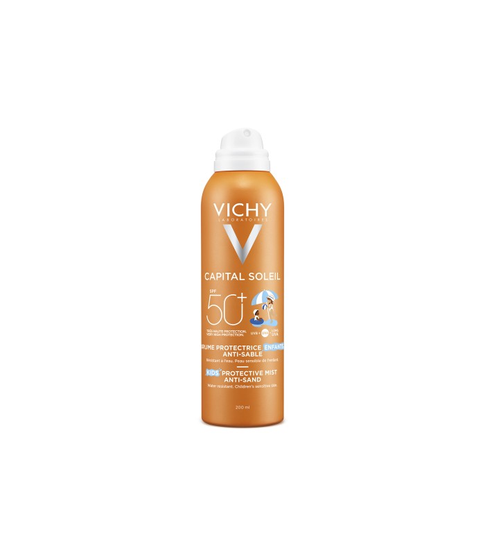 Vichy Capital Soleil Bruma Protectora Anti-Arena Niños SPF50+, 200ml