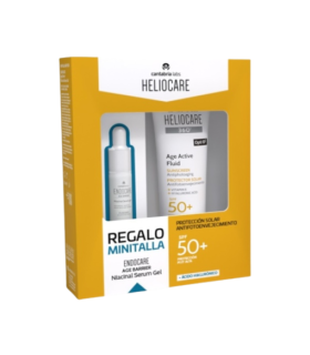 Heliocare 360 Cofre Antienvejecimiento Age Active Fluid 50ml + Mini Niacinal Serum,10ml