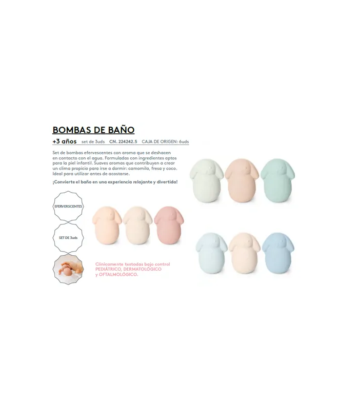 Suavinex Set Bombas De Baño, 3 Unidades