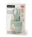 Suavinex Set Cuidado de Uñas (Tijeras, Lima de Uñas de Vidrio y Cortauñas)