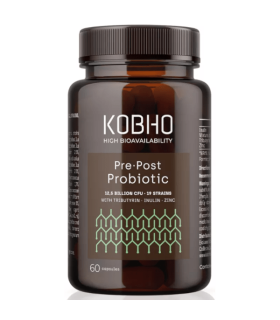 Kobho Labs Pre-Post Probiótico, 60 Cápsulas