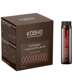 Kobho Labs Colageno + Acido Hialurónico, 20 Viales