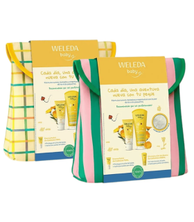 Weleda Baby Neceser Verano Crema Pañal 75 ml + Gel Champú 200 ml