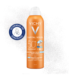 Vichy Capital Soleil Bruma Protectora Anti-Arena Niños SPF50+, 200ml