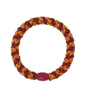 Kknekki Goma Bordeaux Orange Glitter Stripe