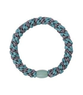 Kknekki Goma Teal Steel Grey Glitter Stripe