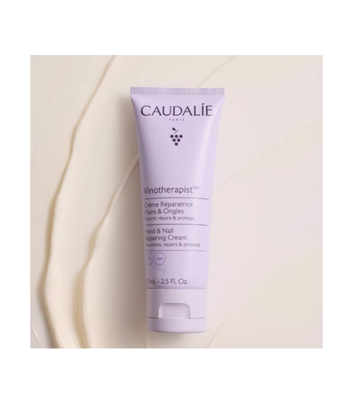Caudalie Dúo Crema Reparadora para Manos y Uñas, 2x75ml