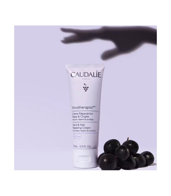 Caudalie Dúo Crema Reparadora para Manos y Uñas, 2x75ml