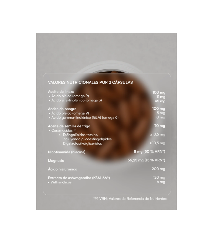 Gema Herrerías AGEDERM CERAMIDE Complemento Alimenticio, 60 Cápsulas