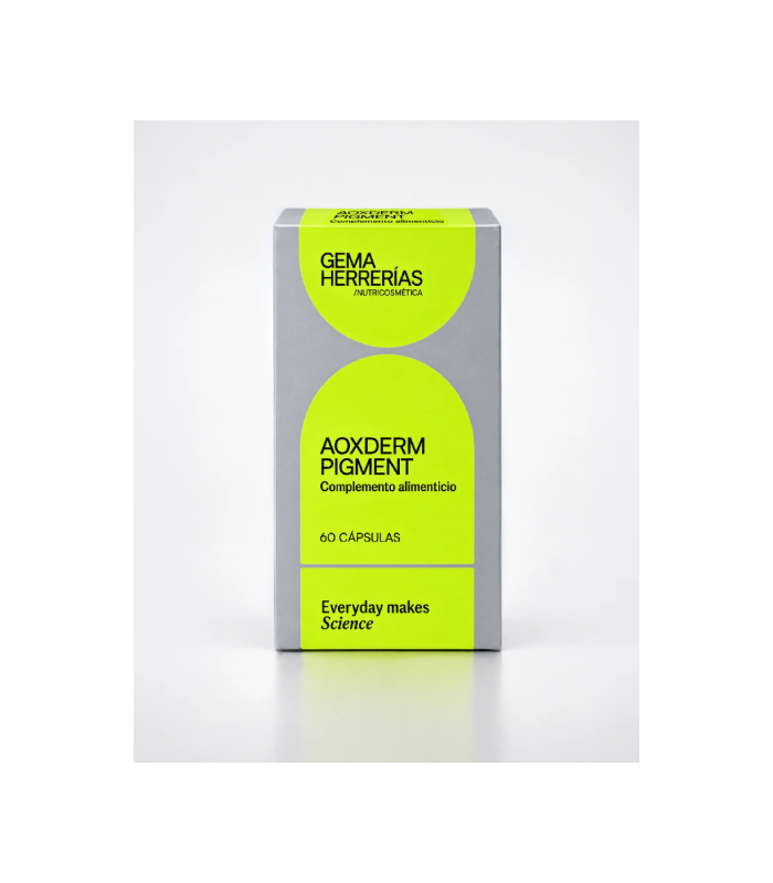 Gema Herrerias AOXDERM PIGMENT Complemento Alimenticio, 60 Cápsulas