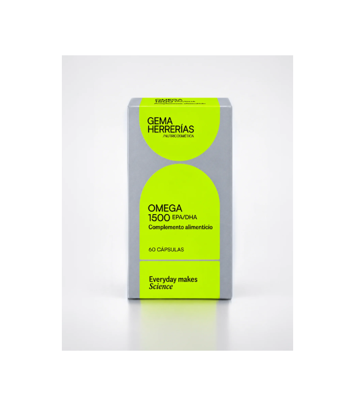 Gema Herrerías Omega 1500 EPA/DHA Complemento Alimenticio, 60 Cápsulas