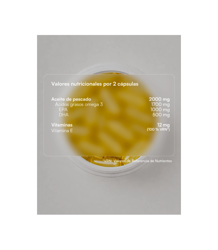 Gema Herrerías Omega 1500 EPA/DHA Complemento Alimenticio, 60 Cápsulas