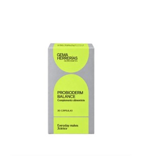 Gema Herrerías Probioderm Balance Complemento Alimenticio, 30 Cápsulas