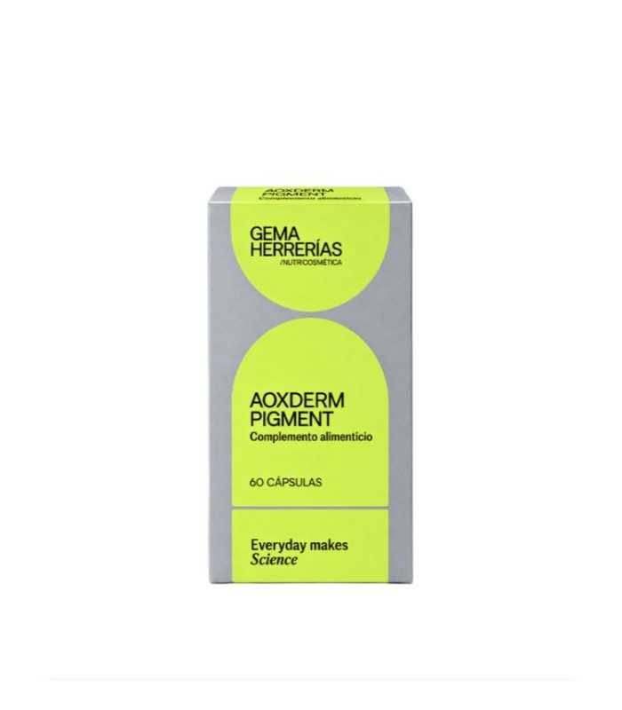 Gema Herrerias AOXDERM PIGMENT Complemento Alimenticio, 60 Cápsulas