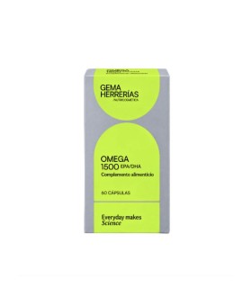 Gema Herrerías Omega 1500 EPA/DHA Complemento Alimenticio, 60 Cápsulas