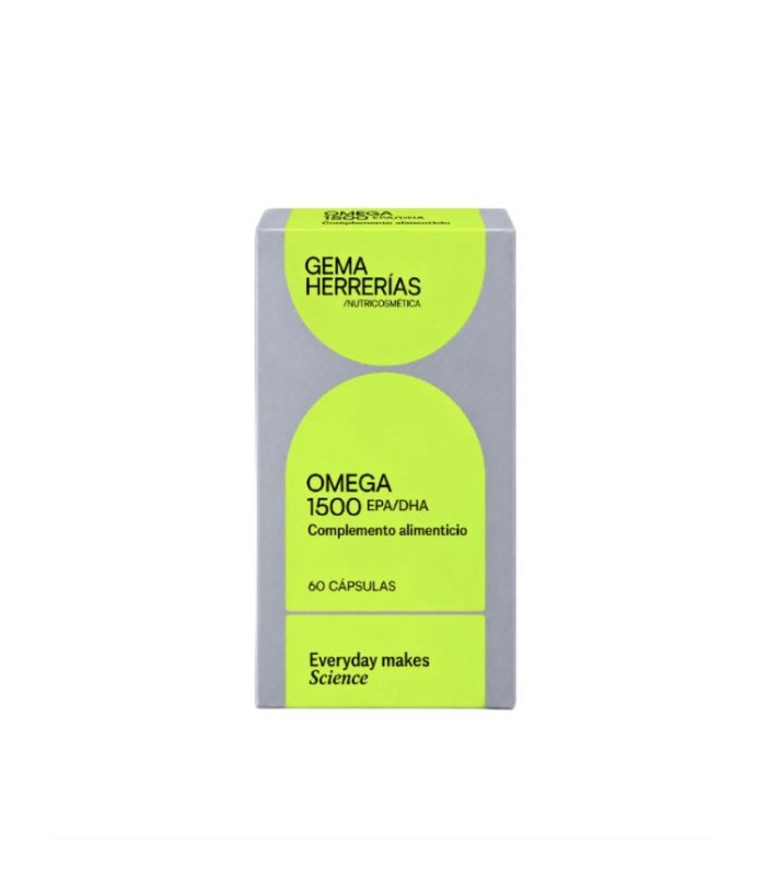 Gema Herrerías Omega 1500 EPA/DHA Complemento Alimenticio, 60 Cápsulas