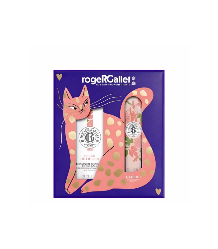 Roger & Gallet Cofrecito  Eau de Bienestar Fleur de Figuier 30ml + Crema de manos 30ml