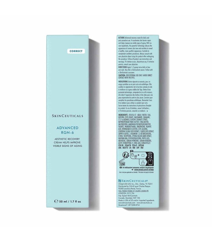 SkinCeuticals Advanced RGN-6 Crema Rejuvenecedora & Reparadora, 50ml + Regalo P-tiox Sérum 15ml