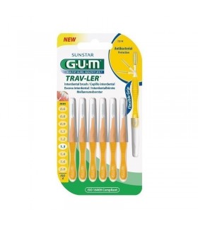 GUM®  CEPILLO INTERDENTAL TRAV-LER  1,3MM 6Uds